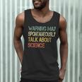 Retro Scientist Warning May Talk About Science Teacher Men Tank Top, novelty gifts, funny gifts Retro Scientist Warning May Talk About Science Teacher Men Tank Top, novelty gifts, funny gifts