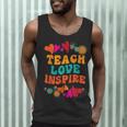 Retro Teach Love Inspire Back To School Teachers Men Tank Top, novelty gifts, funny gifts Retro Teach Love Inspire Back To School Teachers Men Tank Top, novelty gifts, funny gifts