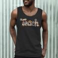 Retro Teacher Western Country Cowboy Cowgirl Back To School Men Tank Top, novelty gifts, funny gifts