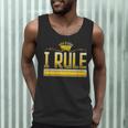 I Rule Math Ruler Mathematics Pun Math Teacher Men Women Girls Kids Men Tank Top, novelty gifts, funny gifts