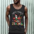 Santa's Favorite Music Teacher Christmas Santa Hat Matching Men Tank Top, novelty gifts, funny gifts Santa's Favorite Music Teacher Christmas Santa Hat Matching Men Tank Top, novelty gifts, funny gifts