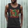 Santas Favorite Teacher Retro Groovy Christmas Xmas Women Men Tank Top, novelty gifts, funny gifts Santas Favorite Teacher Retro Groovy Christmas Xmas Women Men Tank Top, novelty gifts, funny gifts