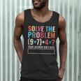 Solve The Problem 67 Six Seven Math Teacher School Men Tank Top, novelty gifts, funny gifts Solve The Problem 67 Six Seven Math Teacher School Men Tank Top, novelty gifts, funny gifts