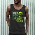 Solve The Problem Skeleton Teacher Halloween Math Six Seven Men Tank Top, novelty gifts, funny gifts