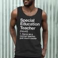 Special Education Teacher Definition Back To School Men Tank Top, novelty gifts, funny gifts