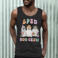 SPED Boo Crew Halloween Floral Ghost Special Ed SPED Teacher For Men Women Kids Men Tank Top, novelty gifts, funny gifts