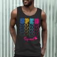 SPED Squad Proud Special Education Para Teacher Colorful Men Tank Top, novelty gifts, funny gifts