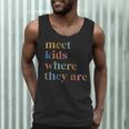 SPED Teacher SLP Meet Kids Where They Are Special Education Men Tank Top, novelty gifts, funny gifts SPED Teacher SLP Meet Kids Where They Are Special Education Men Tank Top, novelty gifts, funny gifts