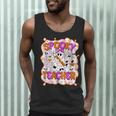 Spooky Teacher Ghost Pencil Teacher Halloween Teacher Men Tank Top, novelty gifts, funny gifts