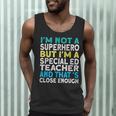 Superhero & Special Education Teacher Men Women Men Tank Top, novelty gifts, funny gifts