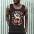 I Survived 67 Days Of School Groovy Retro Teachers Girls Men Tank Top, novelty gifts, funny gifts