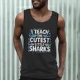 I Teach The Cutest Little Sharks Teacher School Men Tank Top, novelty gifts, funny gifts