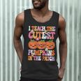 I Teach The Cutest Pumpkins Halloween Fall Teacher Women Men Tank Top, novelty gifts, funny gifts