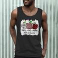 Teach Love Inspire Pre-k Teacher Apple Leopard Red Plain Men Tank Top, novelty gifts, funny gifts