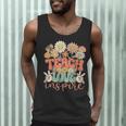 Teach Love Inspire Retro Groovy Daisy Back To School Teacher For Men Women Kids Men Tank Top, novelty gifts, funny gifts