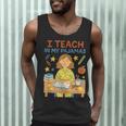 I Teach In My Pajamas Crayon Home School Teacher PJs Men Tank Top, novelty gifts, funny gifts