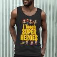 I Teach Super Heroes Comic Book Hero Teacher School Men Tank Top, novelty gifts, funny gifts I Teach Super Heroes Comic Book Hero Teacher School Men Tank Top, novelty gifts, funny gifts