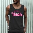 Teacher Life My Job Is Teach Men Tank Top, novelty gifts, funny gifts