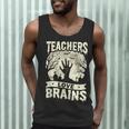 Teachers Love Brains Halloween Costume Boo Trick Teach Men Tank Top, novelty gifts, funny gifts