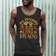 All Teachers Love Brains School Halloween Costume Men Tank Top, novelty gifts, funny gifts