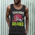 Teachers Love Brains Skeleton Halloween Teacher Funny Men Tank Top, novelty gifts, funny gifts Teachers Love Brains Skeleton Halloween Teacher Funny Men Tank Top, novelty gifts, funny gifts