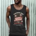 Teaching Kids About Jesus Is My Ministry Christian Teacher Men Tank Top, novelty gifts, funny gifts Teaching Kids About Jesus Is My Ministry Christian Teacher Men Tank Top, novelty gifts, funny gifts