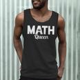 TeeArt Math Mathematics Queen Math Teacher Men Tank Top, novelty gifts, funny gifts