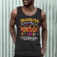 Thankful For My 1st Grade Turkeys Thanksgiving Teacher Fall Men Tank Top, novelty gifts, funny gifts