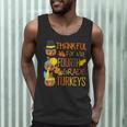 Thankful For My 4th Grade Turkey Thanksgiving Turkey Teacher Men Tank Top, novelty gifts, funny gifts