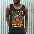 Thanksgiving I Teach Coolest Turkeys Teacher Fall Women Men Men Tank Top, novelty gifts, funny gifts