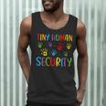 Tiny Human Security Preschool Childcare Teacher Babysitters Men Tank Top, novelty gifts, funny gifts