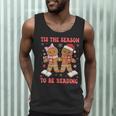 Tis The Season Reading Christmas Shirt Book Lovers Teacher Men Tank Top, novelty gifts, funny gifts