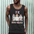 TK Boo Crew Retro Groovy Halloween Floral Ghost TK Teacher Men Tank Top, novelty gifts, funny gifts TK Boo Crew Retro Groovy Halloween Floral Ghost TK Teacher Men Tank Top, novelty gifts, funny gifts