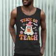 Trick Or Teach Cute Floral Ghost Teacher Halloween Costume Men Tank Top, novelty gifts, funny gifts Trick Or Teach Cute Floral Ghost Teacher Halloween Costume Men Tank Top, novelty gifts, funny gifts