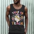 Trick Or Teach Groovy Teacher Halloween Retro Teacher Ghost Men Tank Top, novelty gifts, funny gifts Trick Or Teach Groovy Teacher Halloween Retro Teacher Ghost Men Tank Top, novelty gifts, funny gifts