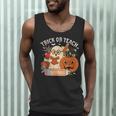 Trick Or Teach Retro Halloween Teacher Women Men Costume Men Tank Top, novelty gifts, funny gifts
