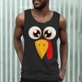 Turkey Face Halloween Costume Thanksgiving Teacher Nurse Men Tank Top, novelty gifts, funny gifts