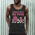 Twinning With My Para Teacher Matching Paraprofessional 70s For Men Women Men Tank Top, novelty gifts, funny gifts Twinning With My Para Teacher Matching Paraprofessional 70s For Men Women Men Tank Top, novelty gifts, funny gifts