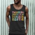 Twinning With My Teacher Bestie Twin Day Matching Teachers For Men Women Girls Kids Men Tank Top, novelty gifts, funny gifts