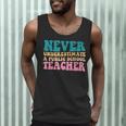 Never Underestimate A Public School Teacher Groovy Women Men Tank Top, novelty gifts, funny gifts Never Underestimate A Public School Teacher Groovy Women Men Tank Top, novelty gifts, funny gifts