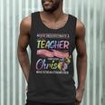 Never Underestimate A Teacher Does All Things Through Christ For Men Women Men Tank Top, novelty gifts, funny gifts Never Underestimate A Teacher Does All Things Through Christ For Men Women Men Tank Top, novelty gifts, funny gifts