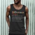 Vintage Difference Maker Definition Teachers Mom Boss Women Men Tank Top, novelty gifts, funny gifts
