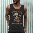 Weird Teachers Build Character Skeleton Book Halloween Women Men Tank Top, novelty gifts, funny gifts