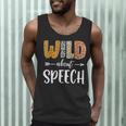 Wild About Speech SLP Leopard Teacher Back To School Kids Men Tank Top, novelty gifts, funny gifts Wild About Speech SLP Leopard Teacher Back To School Kids Men Tank Top, novelty gifts, funny gifts