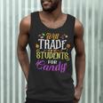 Will Trade Students For Candy Teacher Cute Halloween Costume Men Tank Top, novelty gifts, funny gifts Will Trade Students For Candy Teacher Cute Halloween Costume Men Tank Top, novelty gifts, funny gifts