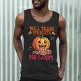 Will Trade Students For Candy Teacher Cute Halloween Pumpkin Men Tank Top, novelty gifts, funny gifts Will Trade Students For Candy Teacher Cute Halloween Pumpkin Men Tank Top, novelty gifts, funny gifts