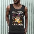 Will Trade Students For Candy Teacher Ghost Halloween Men Tank Top, novelty gifts, funny gifts Will Trade Students For Candy Teacher Ghost Halloween Men Tank Top, novelty gifts, funny gifts