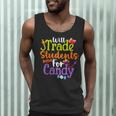 Will Trade Students For Candy Teacher Halloween Costume Men Tank Top, novelty gifts, funny gifts Will Trade Students For Candy Teacher Halloween Costume Men Tank Top, novelty gifts, funny gifts