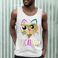 Abstract Cat Art Picatsso Shirt For Art Teachers Men Tank Top, novelty gifts, funny gifts