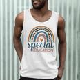 Cute Special Education Leopard Print SPED Teacher Idea Men Tank Top, novelty gifts, funny gifts